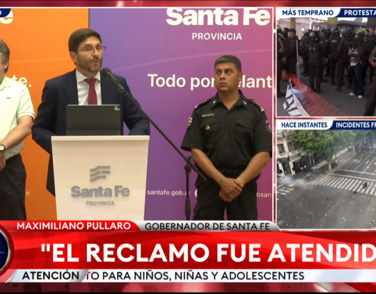 Pullaro dijo que la protesta “fue un reclamo justo y genuino”