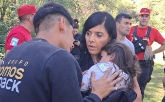 Hallaron con vida a Esmeralda, la nena de 2 años que desapareció en Cosquín