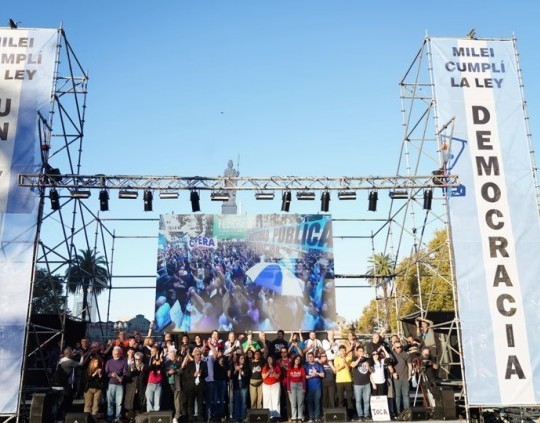 Multitudinaria Marcha Universitaria: pidieron el cumplimiento de la Ley de Financiamiento