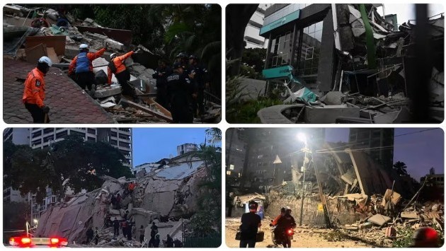 Dos terremotos sacudieron Venezuela y provocaron el derrumbe de casas y edificios
