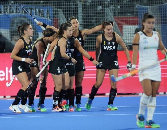 Las Leonas golearon a España y se metieron en semis del Mundial de Hockey